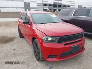 2020 Dodge Durango GT Plus with VIN 1C4RDHDG8LC107222, listed as a IAAI auction lot 42947171 with 76,892 mi miles and . Bid and sale history available at DreamBid. Image 1.