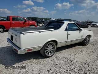1987 Chevrolet El Camino z VIN 3GCCW80H6HS906982, wystawiony jako Copart lot #72517484 z przebiegiem 97 070 mil mil oraz Szkoda całkowita • Salvage title. Historia ofert i sprzedaży dostępna na DreamBid. Obrazek 3.