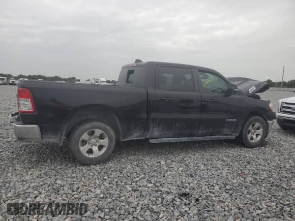 2022 Ram 1500 Big Horn with VIN 1C6RREMT9NN479437, listed as a Copart auction lot 62860645 with 46,802 mi miles and Non repairable. Bid and sale history available at DreamBid. Image 3.