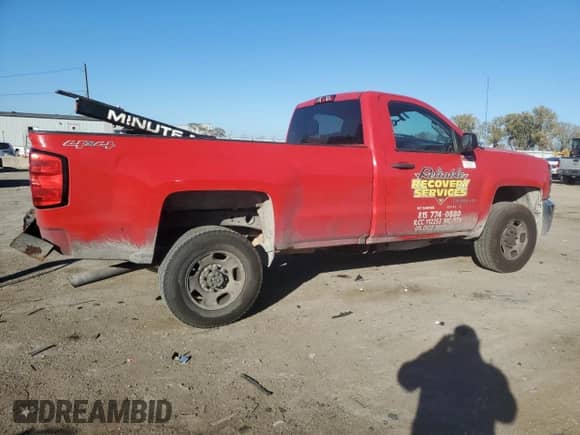 2017 Chevrolet Silverado 2500HD Work Truck with VIN 1GC0KUEG7HZ264265, listed as a Copart auction lot 73588704 with 256,095 mi miles and Salvage title. Bid and sale history available at DreamBid. Image 3.