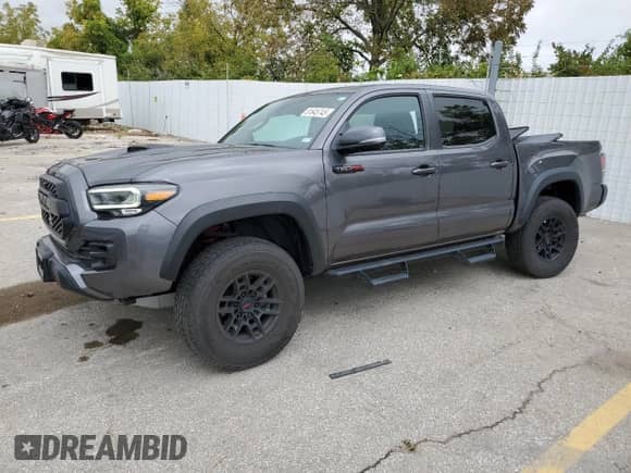 2020 Toyota Tacoma SR5 with VIN 5TFCZ5AN6LX221818, listed as a Copart auction lot 81645745 with 19,809 mi miles and Salvage title. Bid and sale history available at DreamBid. Image 1.