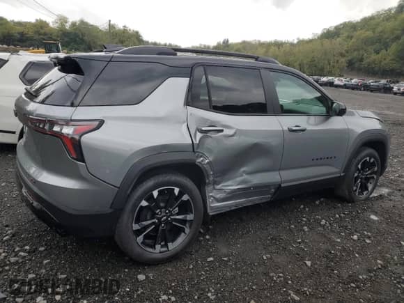 2025 Chevrolet Equinox FWD RS с VIN 3GNAXLEG2SL112772, выставлен на аукционе Copart как лот 84259955 с пробегом 10 818 миль миль и Списание • Salvage title. История ставок и продаж доступна на DreamBid. Изображение 3.