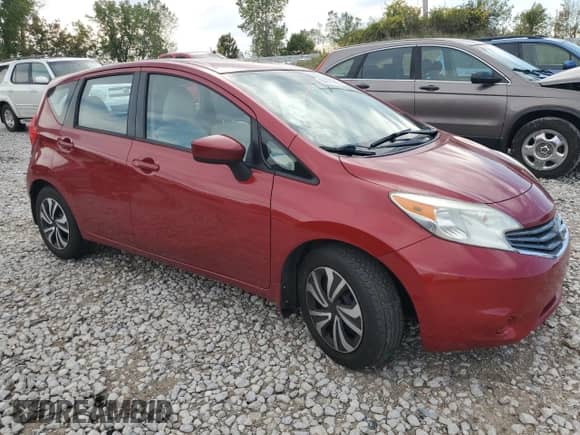 2015 Nissan Note S Plus with VIN 3N1CE2CP2FL368715, listed as a Copart auction lot 84875365 with 165,395 mi miles and Salvage title. Bid and sale history available at DreamBid. Image 4.