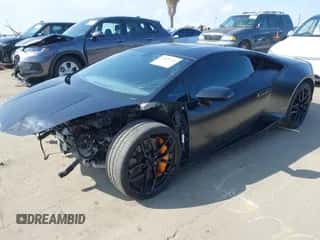 2015 Lamborghini Huracan with VIN ZHWUC1ZF7FLA00780, listed as a IAAI auction lot 43526946 with 21,162 mi miles and . Bid and sale history available at DreamBid. Image 2.