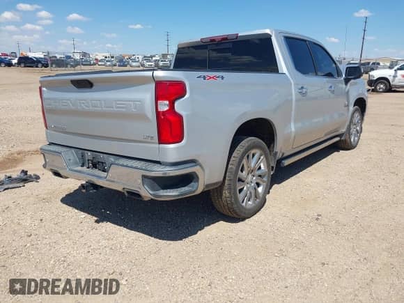 2020 Chevrolet Silverado 1500 LTZ with VIN 1GCUYGEL1LZ182670, listed as a IAAI auction lot 43025916 with 79,815 mi miles and . Bid and sale history available at DreamBid. Image 4.