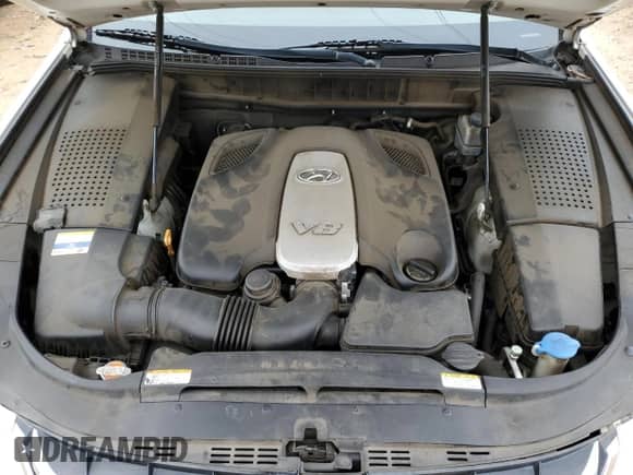 2011 Hyundai Equus Signature with VIN KMHGH4JF7BU038933, listed as a Copart auction lot 48356535 with 184,379 mi miles and Salvage title. Bid and sale history available at DreamBid. Image 11.