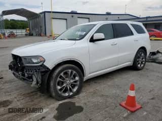 2019 Dodge Durango GT Plus with VIN 1C4RDHDG1KC768525, listed as a Copart auction lot 68743805 with 149,425 mi miles and Salvage title. Bid and sale history available at DreamBid. Image 1.