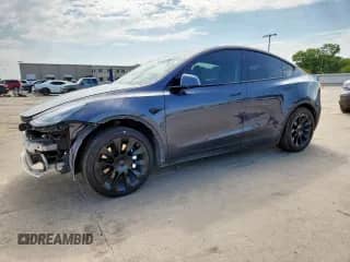 2020 Tesla Model Y Long Range с VIN 5YJYGDEE4LF049069, выставлен на аукционе Copart как лот 63111875 с пробегом 77 216 миль миль и Списание • Salvage title. История ставок и продаж доступна на DreamBid. Изображение 1.