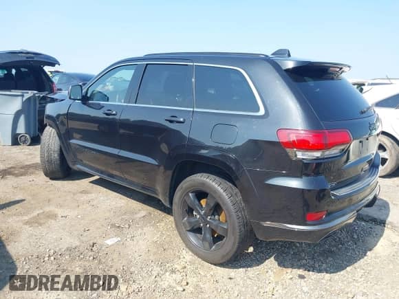 2015 Jeep Grand Cherokee Overland with VIN 1C4RJECG5FC119129, listed as a IAAI auction lot 42568400 with 177,312 mi miles and . Bid and sale history available at DreamBid. Image 3.