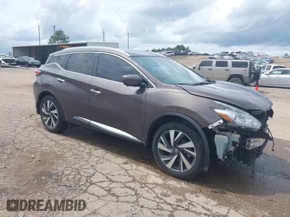 2018 Nissan Murano SV z VIN 5N1AZ2MG3JN116290, wystawiony jako IAAI lot #42501553 z przebiegiem 127 034 mil mil oraz . Historia ofert i sprzedaży dostępna na DreamBid. Obrazek 1.