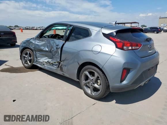 2020 Hyundai Veloster 2.0 with VIN KMHTG6AF7LU023170, listed as a Copart auction lot 66511835 with 142,222 mi miles and Salvage title. Bid and sale history available at DreamBid. Image 2.