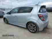 2018 Chevrolet Sonic LT with VIN 1G1JD6SG9J4107606, listed as a Copart auction lot 84048875 with 60,206 mi miles and Salvage title. Bid and sale history available at DreamBid. Image 2.