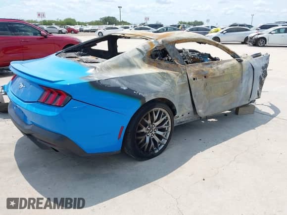 2024 Ford Mustang EcoBoost with VIN 1FA6P8TH4R5114773, listed as a IAAI auction lot 42926905 with Not provided miles and . Bid and sale history available at DreamBid. Image 4.