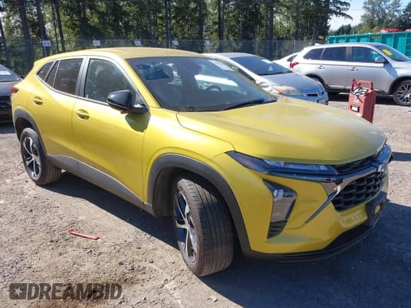 2024 Chevrolet Trax 1RS с VIN KL77LGE25RC169772, выставлен на аукционе IAAI как лот 42972695 с пробегом 28 318 миль миль и . История ставок и продаж доступна на DreamBid. Изображение 1.