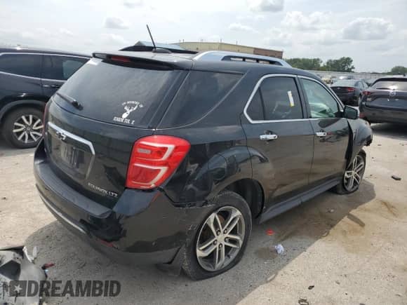 2016 Chevrolet Equinox LTZ z VIN 2GNFLGEK4G6255036, wystawiony jako Copart lot #64439315 z przebiegiem 159 774 mil mil oraz Szkoda całkowita • Salvage title. Historia ofert i sprzedaży dostępna na DreamBid. Obrazek 3.