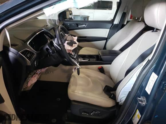 2019 Ford Edge Titanium with VIN 2FMPK4K92KBB50457, listed as a Copart auction lot 71265525 with 46,428 mi miles and Salvage title. Bid and sale history available at DreamBid. Image 7.