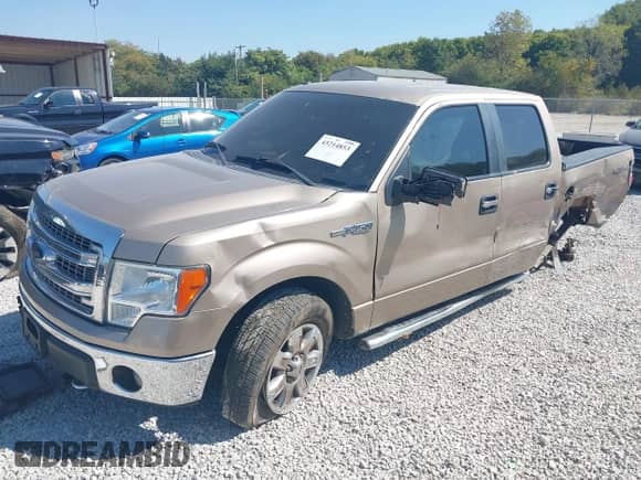 2013 Ford F-150 XLT with VIN 1FTFW1EF0DKE25224, listed as a IAAI auction lot 43214853 with 121,324 mi miles and . Bid and sale history available at DreamBid. Image 2.