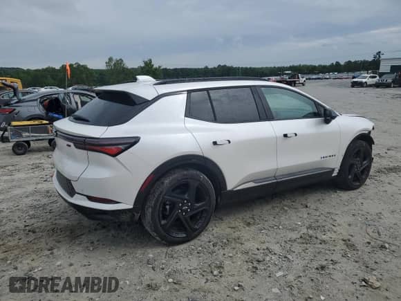 2025 Chevrolet Equinox EV RS с VIN 3GN7DSRP8SS171113, выставлен на аукционе Copart как лот 55507755 с пробегом 2 279 миль миль и Списание • Salvage title. История ставок и продаж доступна на DreamBid. Изображение 3.