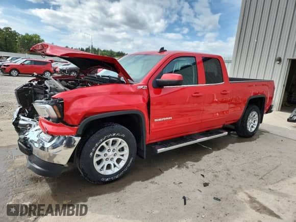 2018 GMC Sierra 1500 SLE z VIN 1GTV2MEC2JZ297182, wystawiony jako Copart lot #71278245 z przebiegiem 44 465 mil mil oraz Nie do naprawy • Non repairable. Historia ofert i sprzedaży dostępna na DreamBid. Obrazek 1.