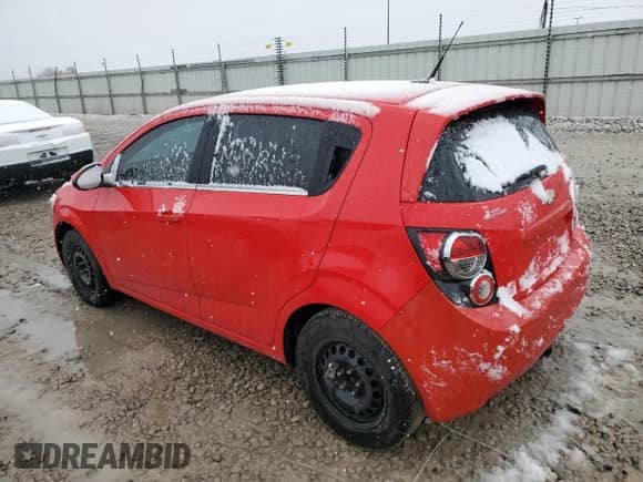 2014 Chevrolet Sonic LT с VIN 1G1JD6SB1E4198722, выставлен на аукционе Copart как лот 46170975 с пробегом 121 067 миль миль и Чистый • Clean title. История ставок и продаж доступна на DreamBid. Изображение 2.