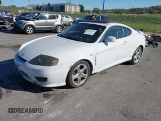 2006 Hyundai Tiburon GT with VIN KMHHN65F46U208237, listed as a IAAI auction lot 43492233 with 262,656 mi miles and . Bid and sale history available at DreamBid. Image 2.