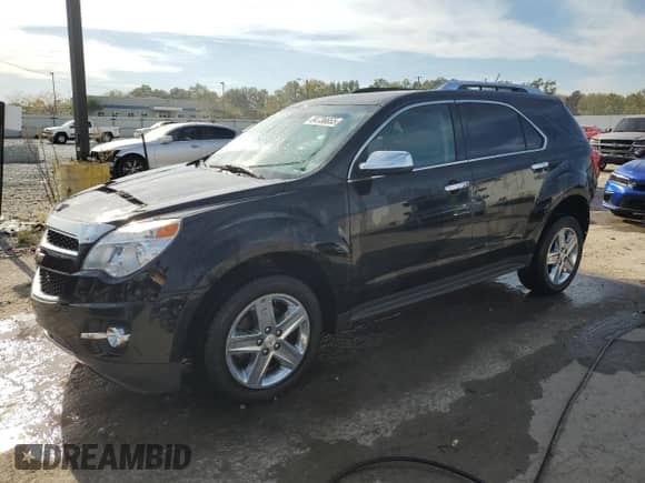 2015 Chevrolet Equinox LTZ with VIN 2GNFLDE38F6421208, listed as a Copart auction lot 84736655 with 101,848 mi miles and Salvage title. Bid and sale history available at DreamBid. Image 1.