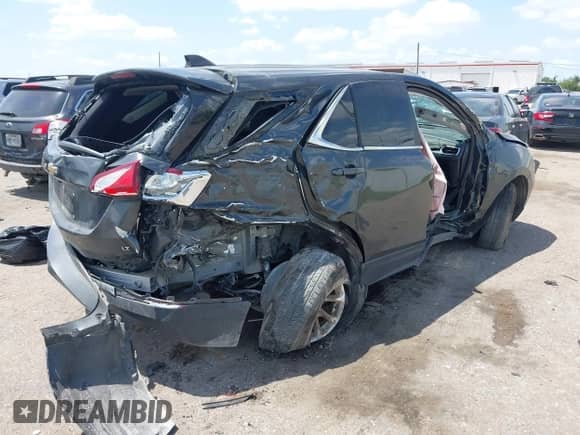 2021 Chevrolet Equinox LT with VIN 3GNAXKEV9ML391519, listed as a IAAI auction lot 43107183 with 43,523 mi miles and . Bid and sale history available at DreamBid. Image 4.