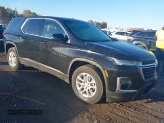 2022 Chevrolet Traverse LS with VIN 1GNEVFKW7NJ195163, listed as a IAAI auction lot 43495512 with 37,055 mi miles and . Bid and sale history available at DreamBid. Image 1.