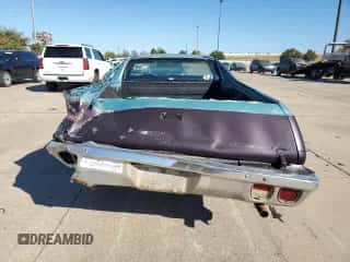 1977 Chevrolet El Camino z VIN 1D80L7R422223, wystawiony jako Copart lot #76084644 z przebiegiem 98 765 mil mil oraz Nie do naprawy • Non repairable. Historia ofert i sprzedaży dostępna na DreamBid. Obrazek 6.
