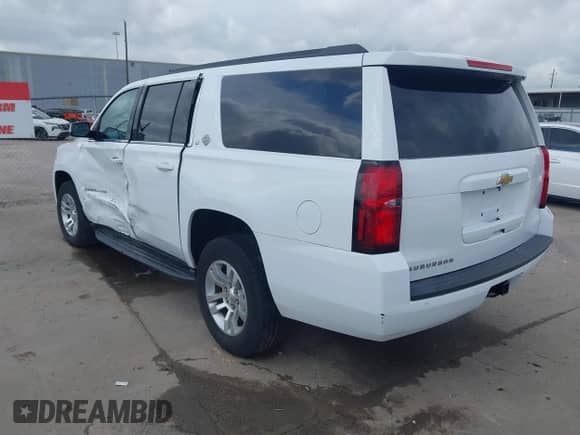 2020 Chevrolet Suburban LT with VIN 1GNSKHKC5LR273483, listed as a IAAI auction lot 42113738 with 122,806 mi miles and . Bid and sale history available at DreamBid. Image 3.