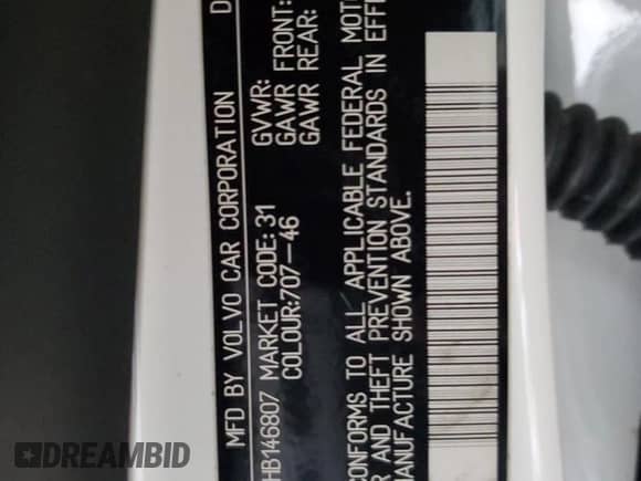 2017 Volvo S60 Inscription Platinum с VIN LYV402TM3HB146807, выставлен на аукционе Copart как лот 61412475 с пробегом 71 862 миль миль и Списание • Salvage title. История ставок и продаж доступна на DreamBid. Изображение 12.