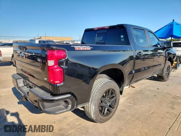 2024 Chevrolet Silverado 1500 LT Trail Boss with VIN 3GCUDFEL0RG157886, listed as a Copart auction lot 71405465 with 25,084 mi miles and Salvage title. Bid and sale history available at DreamBid. Image 3.