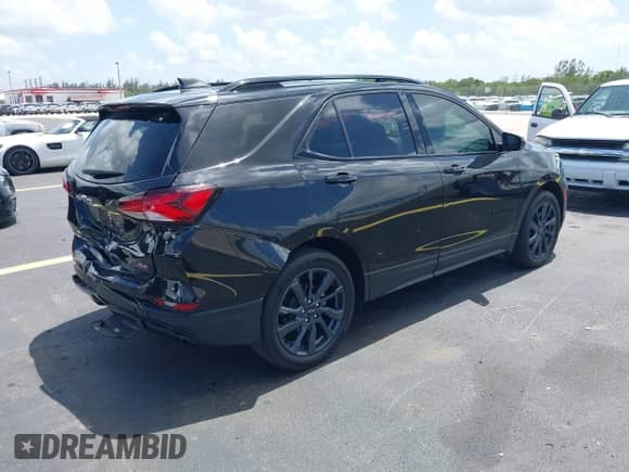 2024 Chevrolet Equinox RS z VIN 3GNAXMEGXRL108663, wystawiony jako IAAI lot #42508860 z przebiegiem 15 675 mil mil oraz . Historia ofert i sprzedaży dostępna na DreamBid. Obrazek 4.