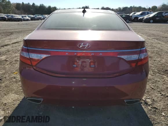 2013 Hyundai Azera с VIN KMHFH4JG0DA296056, выставлен на аукционе Copart как лот 79929914 с пробегом Не указан миль и Списание • Salvage title. История ставок и продаж доступна на DreamBid. Изображение 6.