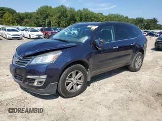 2015 Chevrolet Traverse LT с VIN 1GNKRGKD9FJ192245, выставлен на аукционе Copart как лот 71361495 с пробегом 115 547 миль миль и Чистый • Clean title. История ставок и продаж доступна на DreamBid. Изображение 1.