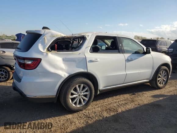 2020 Dodge Durango Pursuit with VIN 1C4RDJFG7LC261358, listed as a Copart auction lot 85288725 with Not provided miles and Salvage title. Bid and sale history available at DreamBid. Image 3.