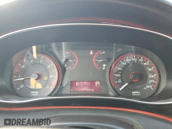 2016 Dodge Dart SXT with VIN 1C3CDFBB9GD629816, listed as a Copart auction lot 87026715 with 107,788 mi miles and Clean title. Bid and sale history available at DreamBid. Image 9.