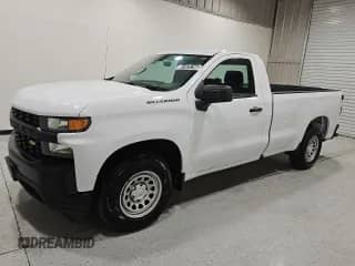 2020 Chevrolet Silverado 1500 Work Truck z VIN 3GCNWAEH8LG368127, wystawiony jako Copart lot #81375795 z przebiegiem 101 559 mil mil oraz Czysty tytuł • Clean title. Historia ofert i sprzedaży dostępna na DreamBid. Obrazek 1.