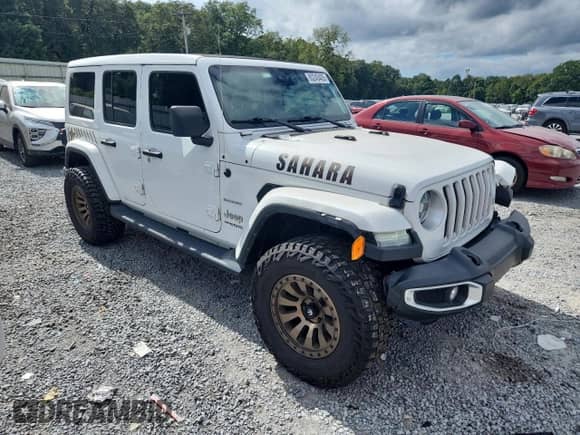 2021 Jeep Wrangler Unlimited Sahara с VIN 1C4HJXEN7MW813125, выставлен на аукционе Copart как лот 80245405 с пробегом 40 397 миль миль и Списание • Salvage title. История ставок и продаж доступна на DreamBid. Изображение 4.