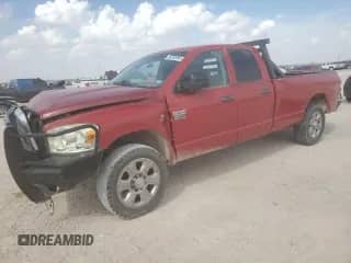 2007 Dodge 2500 SLT with VIN 3D7KR28A07G826219, listed as a Copart auction lot 50752995 with Not provided miles and Salvage title. Bid and sale history available at DreamBid. Image 1.