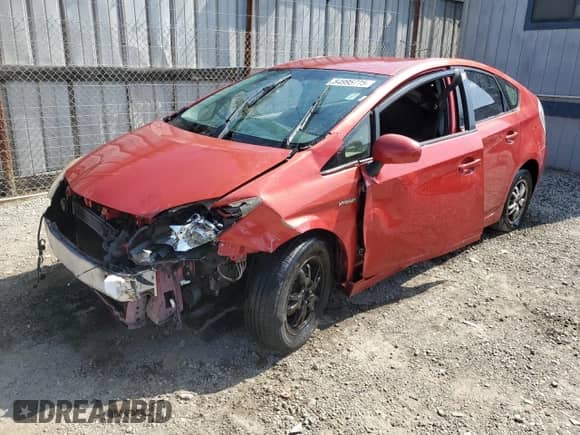2012 Toyota Prius One with VIN JTDKN3DU9C1612866, listed as a Copart auction lot 84995775 with 238,201 mi miles and Salvage title. Bid and sale history available at DreamBid. Image 1.