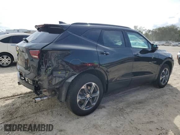 2023 Chevrolet Blazer LT с VIN 3GNKBDR43PS107084, выставлен на аукционе Copart как лот 72266194 с пробегом 14 868 миль миль и Списание • Salvage title. История ставок и продаж доступна на DreamBid. Изображение 3.