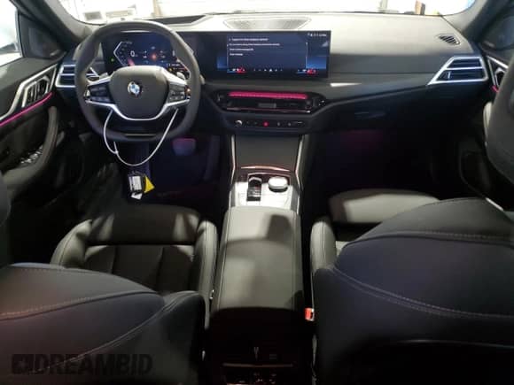 2025 BMW 4 Series 430i xDrive with VIN WBA33FB01SFU24563, listed as a Copart auction lot 46817575 with 2,484 mi miles and Clean title. Bid and sale history available at DreamBid. Image 8.