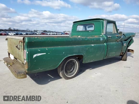 1964 Chevrolet Silverado 1500 z VIN 4C154J104361, wystawiony jako Copart lot #81961304 z przebiegiem 107 065 mil mil oraz Szkoda całkowita • Salvage title. Historia ofert i sprzedaży dostępna na DreamBid. Obrazek 3.