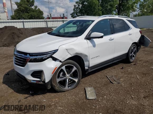 2024 Chevrolet Equinox Premier с VIN 3GNAXXEG9RL298554, выставлен на аукционе Copart как лот 68720445 с пробегом 9 111 миль миль и Списание • Salvage title. История ставок и продаж доступна на DreamBid. Изображение 1.