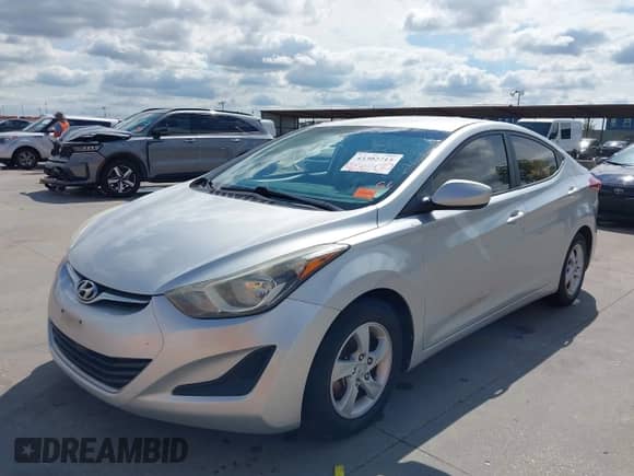 2015 Hyundai Elantra SE with VIN 5NPDH4AE5FH616560, listed as a IAAI auction lot 43302715 with 181,440 mi miles and . Bid and sale history available at DreamBid. Image 2.