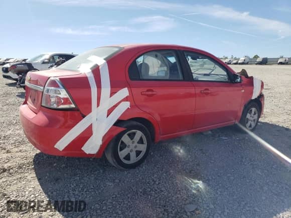 2008 Chevrolet Aveo LS с VIN KL1TD56698B271916, выставлен на аукционе Copart как лот 76004834 с пробегом 167 884 миль миль и Списание • Salvage title. История ставок и продаж доступна на DreamBid. Изображение 3.