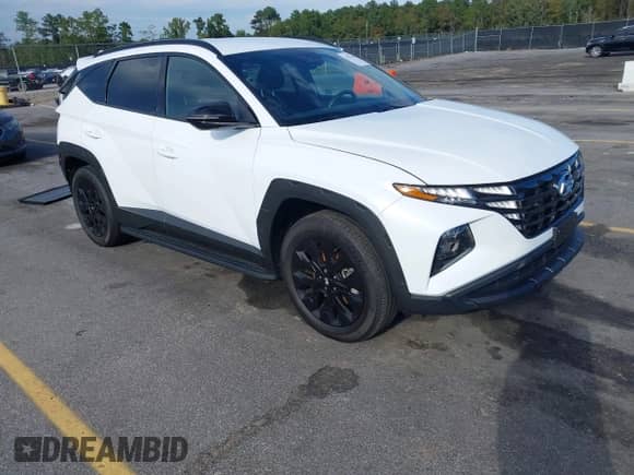 2024 Hyundai Tucson XRT with VIN KM8JFCDE8RU282903, listed as a IAAI auction lot 43312247 with 9,002 mi miles and . Bid and sale history available at DreamBid. Image 1.