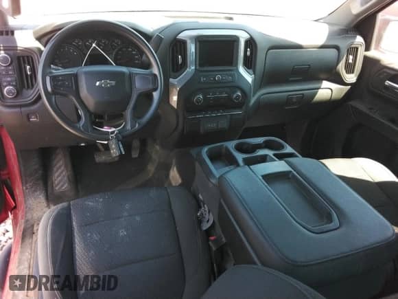 2022 Chevrolet Silverado 1500 Custom with VIN 1GCRYBEK9NZ221699, listed as a Copart auction lot 62661405 with 71,018 mi miles and Salvage title. Bid and sale history available at DreamBid. Image 8.
