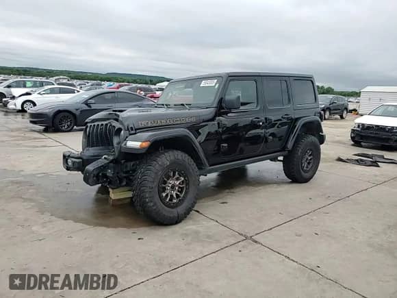 2021 Jeep Wrangler Unlimited Rubicon 392 с VIN 1C4JJXSJ0MW735810, выставлен на аукционе Copart как лот 55843065 с пробегом 42 840 миль миль и Списание • Salvage title. История ставок и продаж доступна на DreamBid. Изображение 14.
